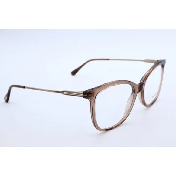 Authentic Tom Ford TF 5510 045 Square Violet Eyeglasses Clear Lenses 52mm